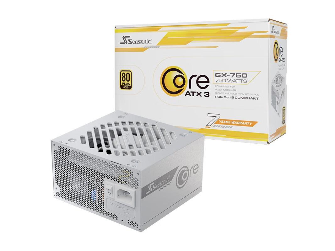 CORE V2 GX750 750W ATX3.1/PCIE 5.1 GOLD WHITE