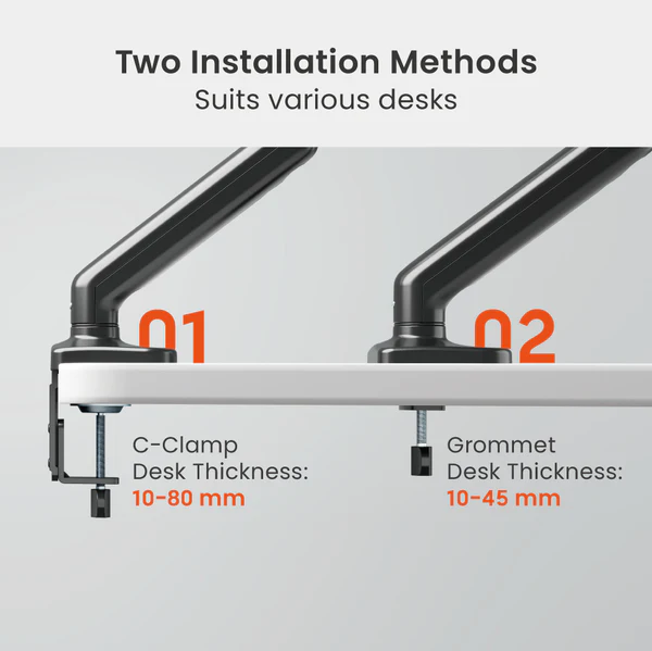 ELEMENTAL MONITOR ARMS BLACK (SINGLE) thumbnail 2