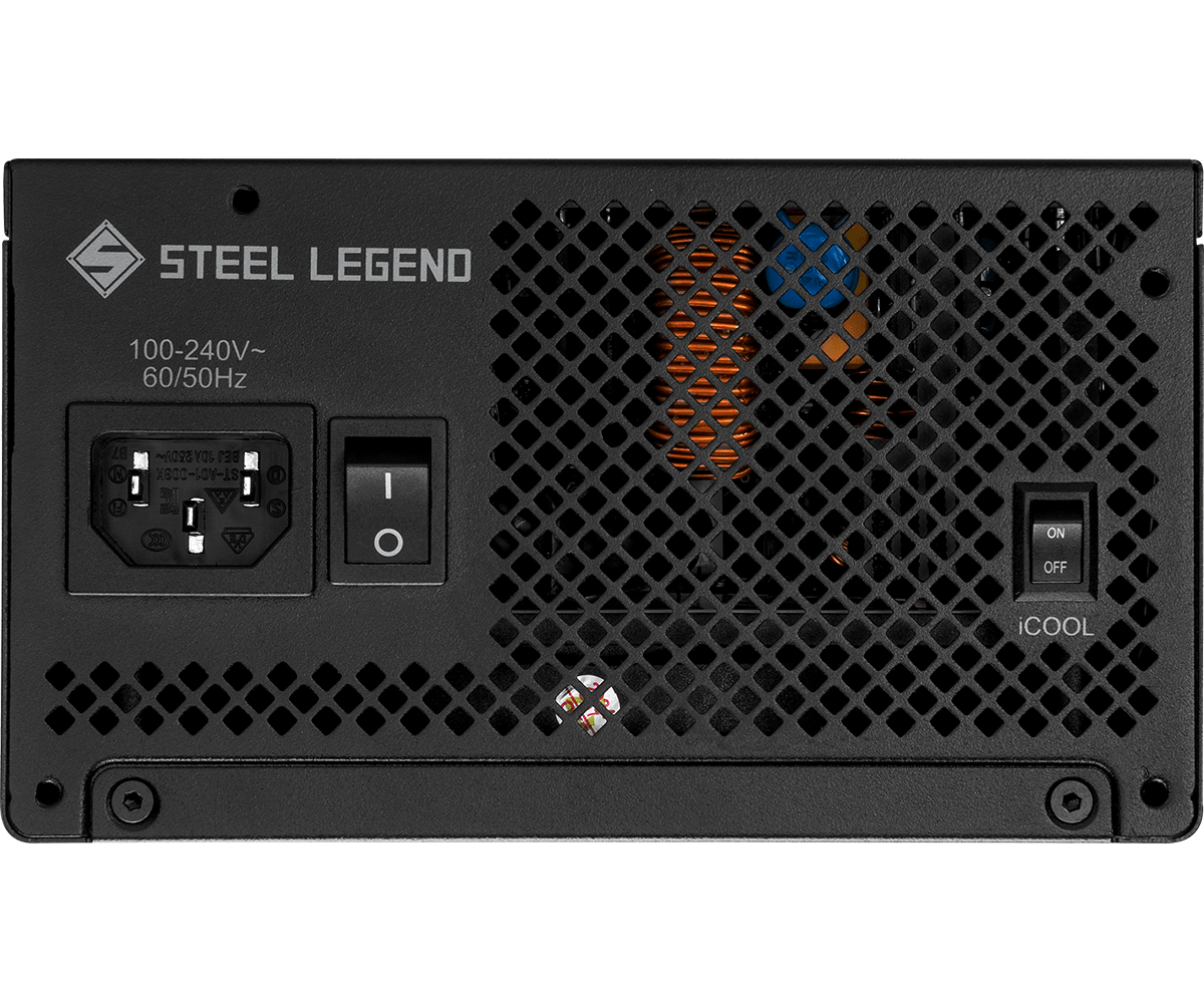 ASROCK STEEL LEGEND 1000W GOLD ATX 3.1 PSU BLACK thumbnail 3