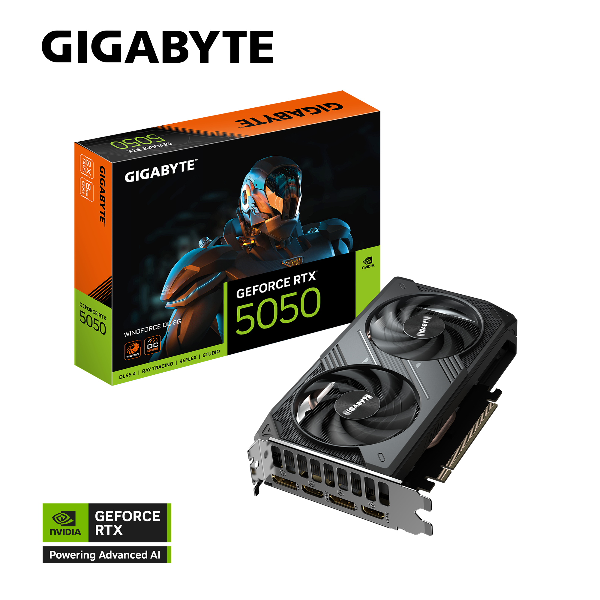 GIGABYTE RTX5050 WINDFORCE OC 8GB GDDR6 thumbnail 11