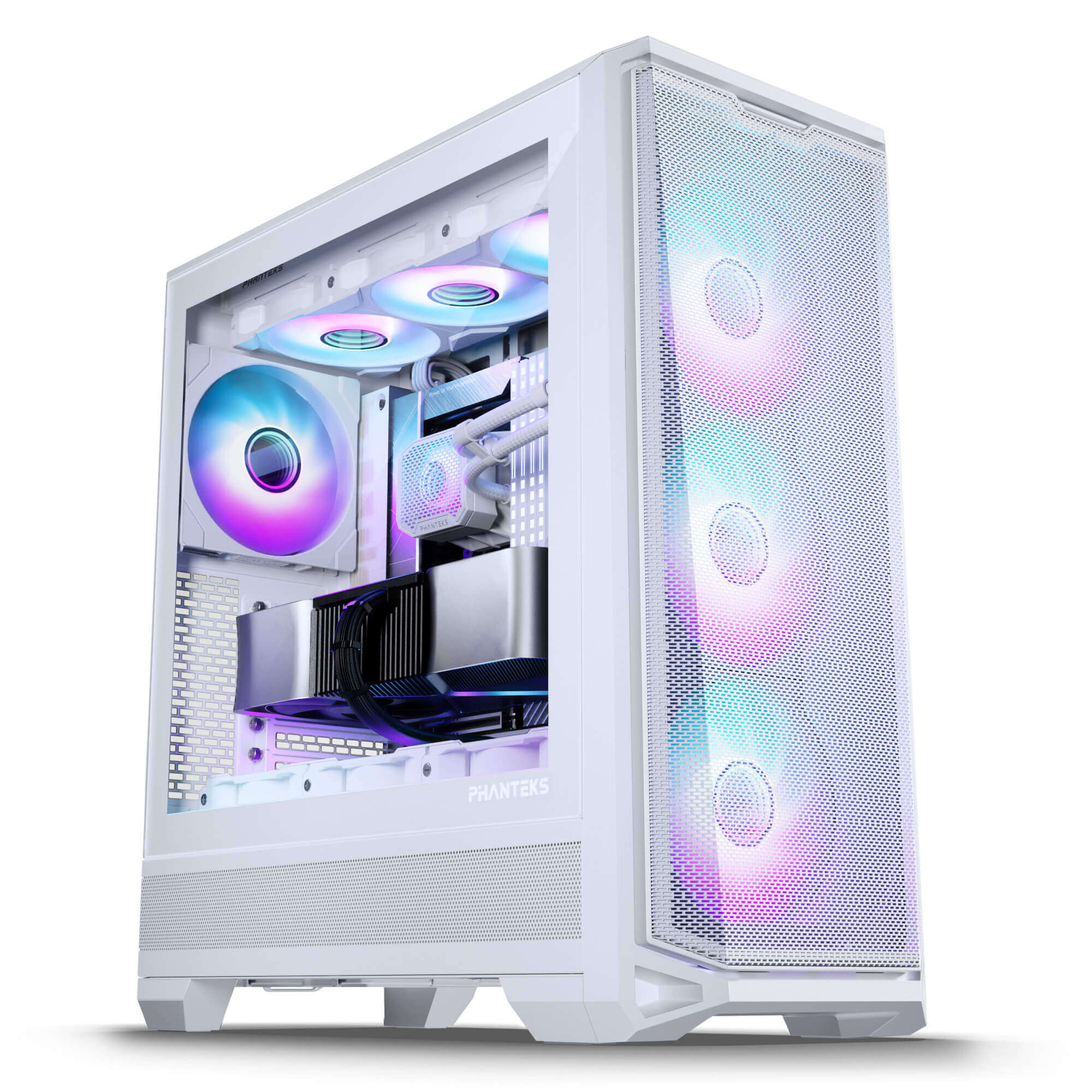 PHANTEKS ECLIPSE G400A CASE TEMPERED GLASS DRGB WHITE thumbnail 9