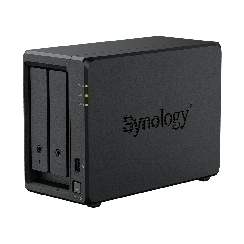 SYNOLOGY DS725+ 2BAY DC2.6G 2GD4 1X2.5G thumbnail 4