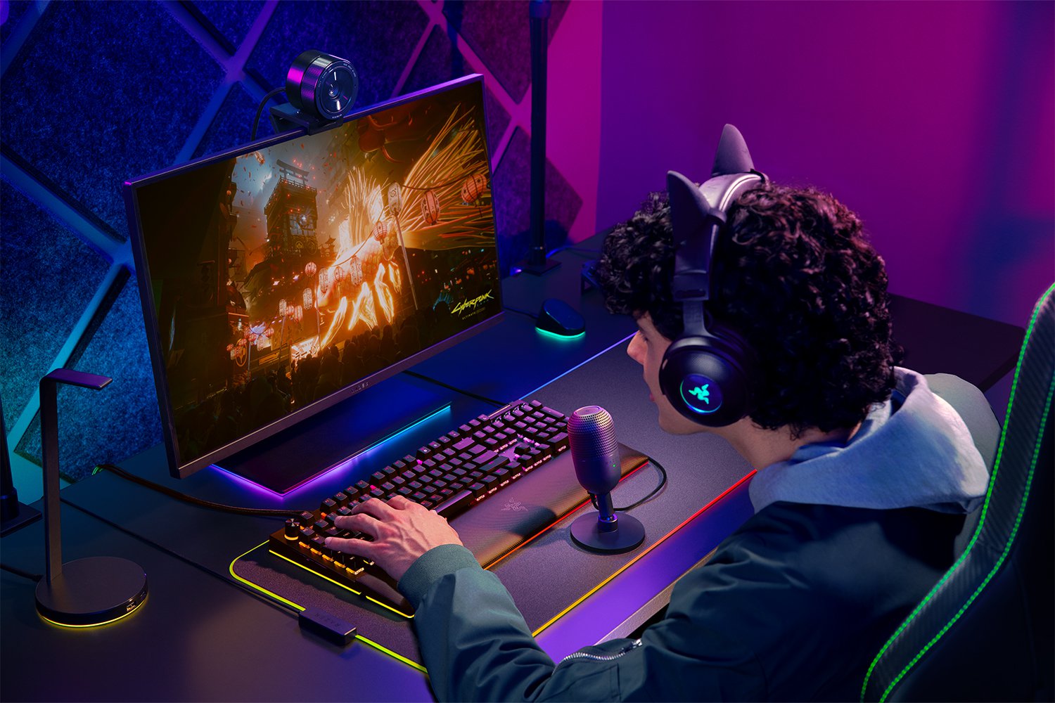 RAZER SEIREN V3 MINI 電容式麥克風 黑色 thumbnail 6
