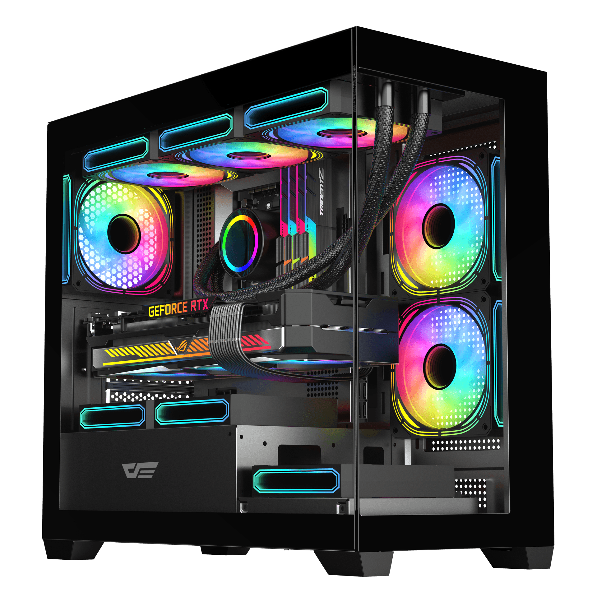 DARKFLASH DS900M MATX CASE BLACK thumbnail 6