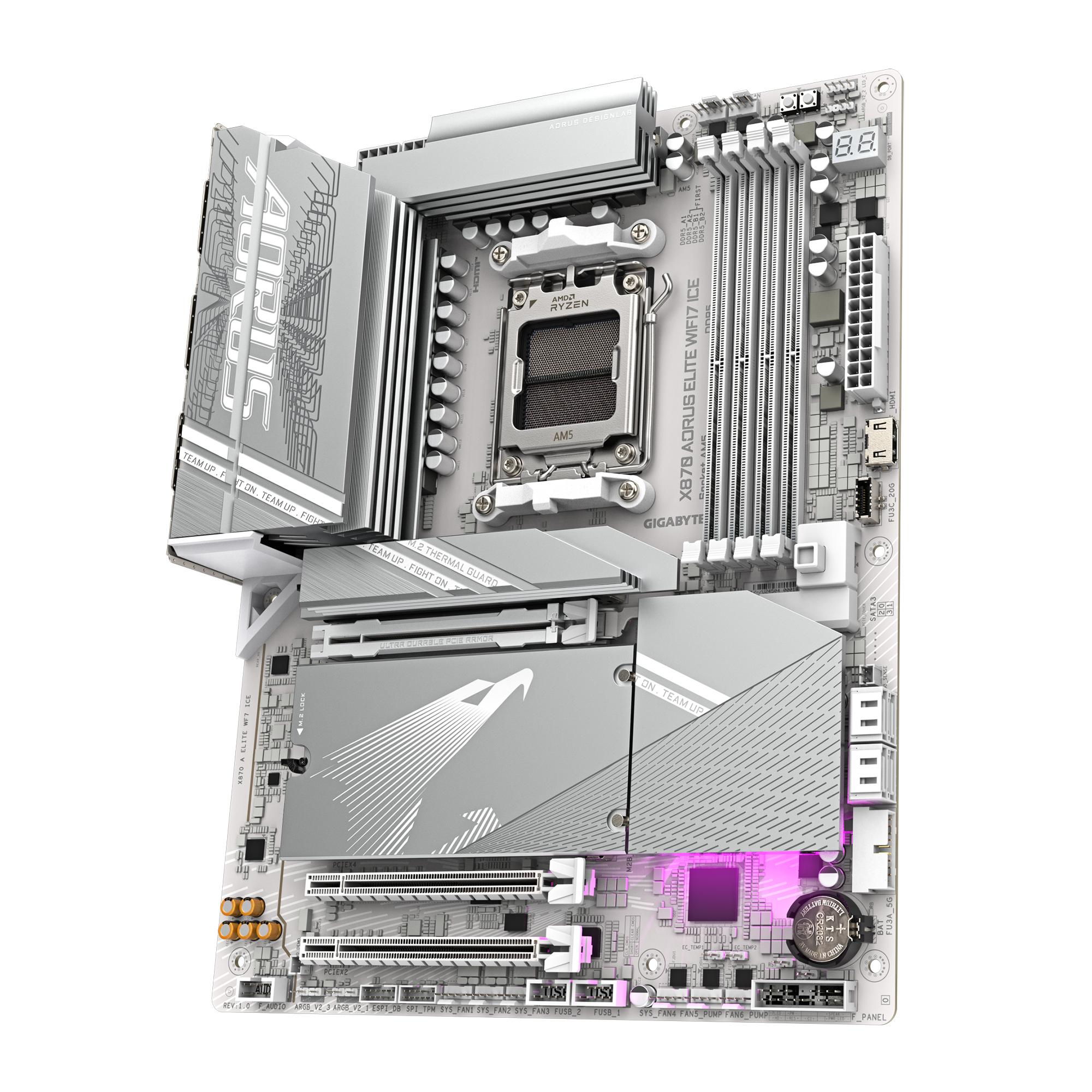 GIGABYTE X870 AORUS ELITE WIFI7 ICE thumbnail 4