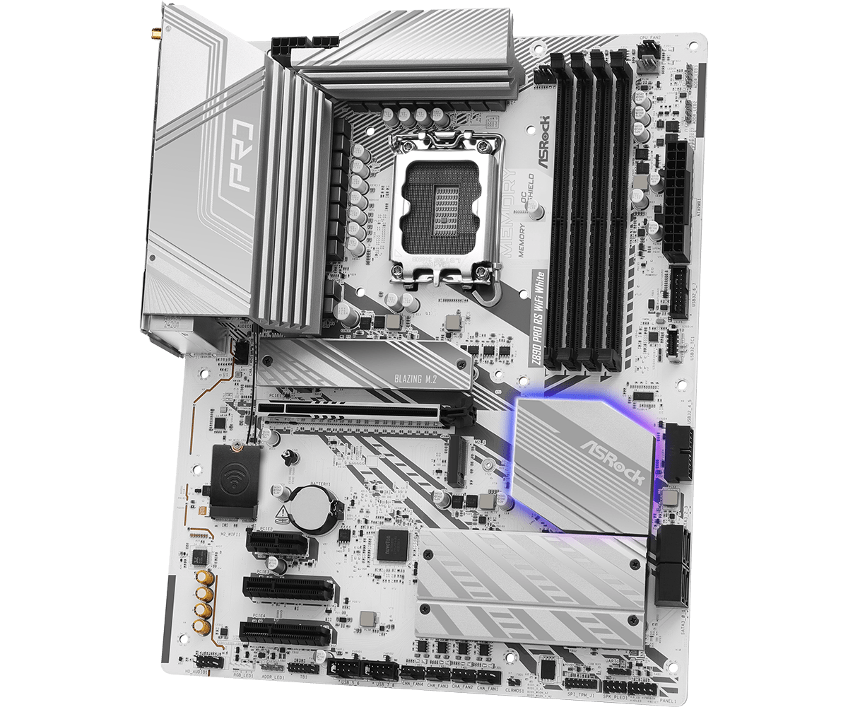 ASROCK Z890 PRO RS WIFI WHITE thumbnail 4