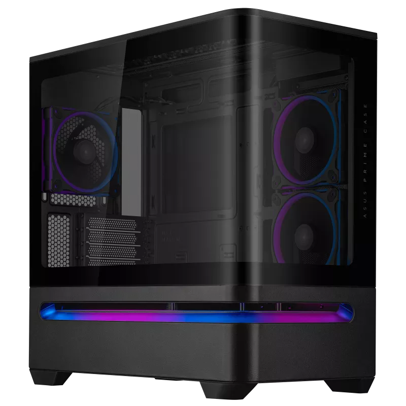 ASUS PRIME AP202 TG MATX CASE BLACK thumbnail 3
