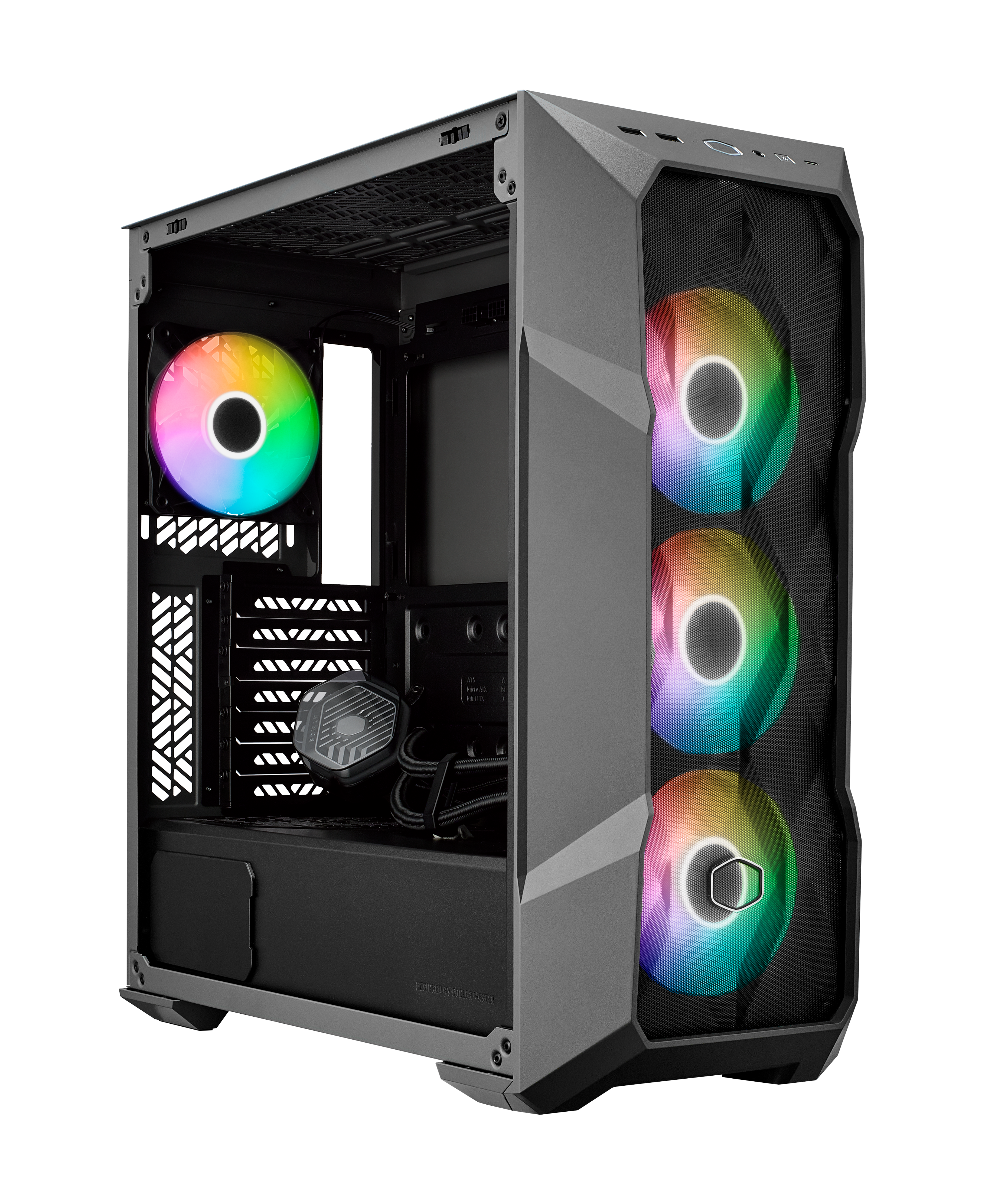 COOLER MASTER MASTERBOX TD500 MAX CASE BLACK thumbnail 4