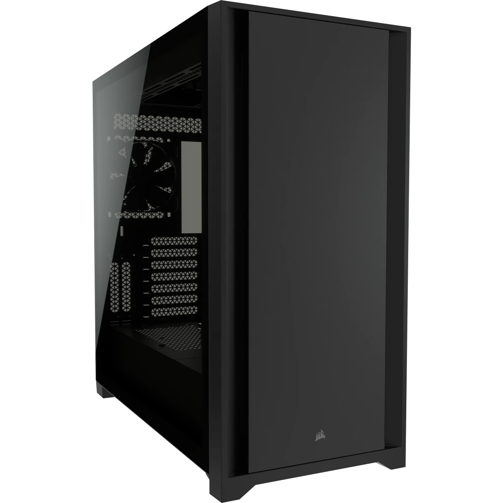 5000D TEMPERED GLASS MID-TOWER BK
