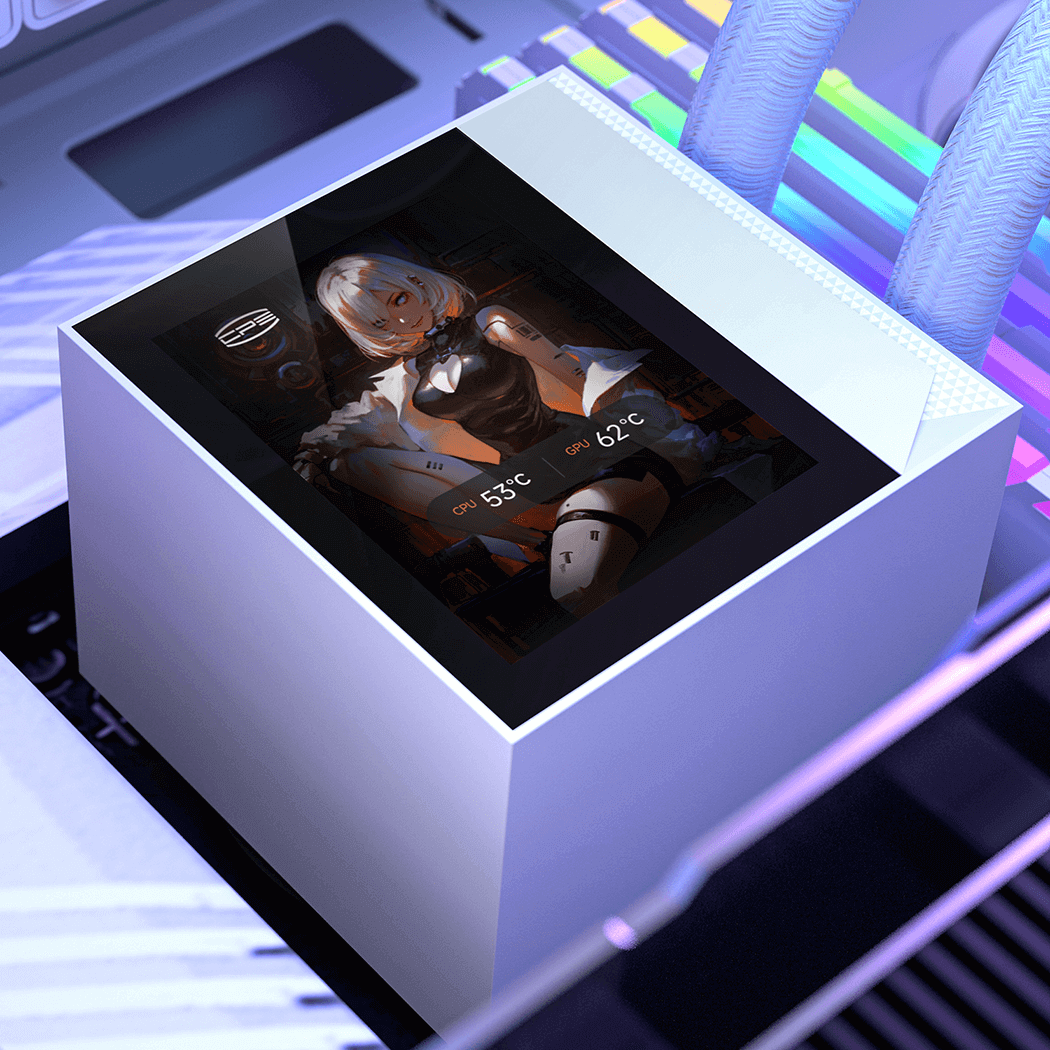 PC COOLER DC360 PRO ARGB DISPLAY WHITE thumbnail 2