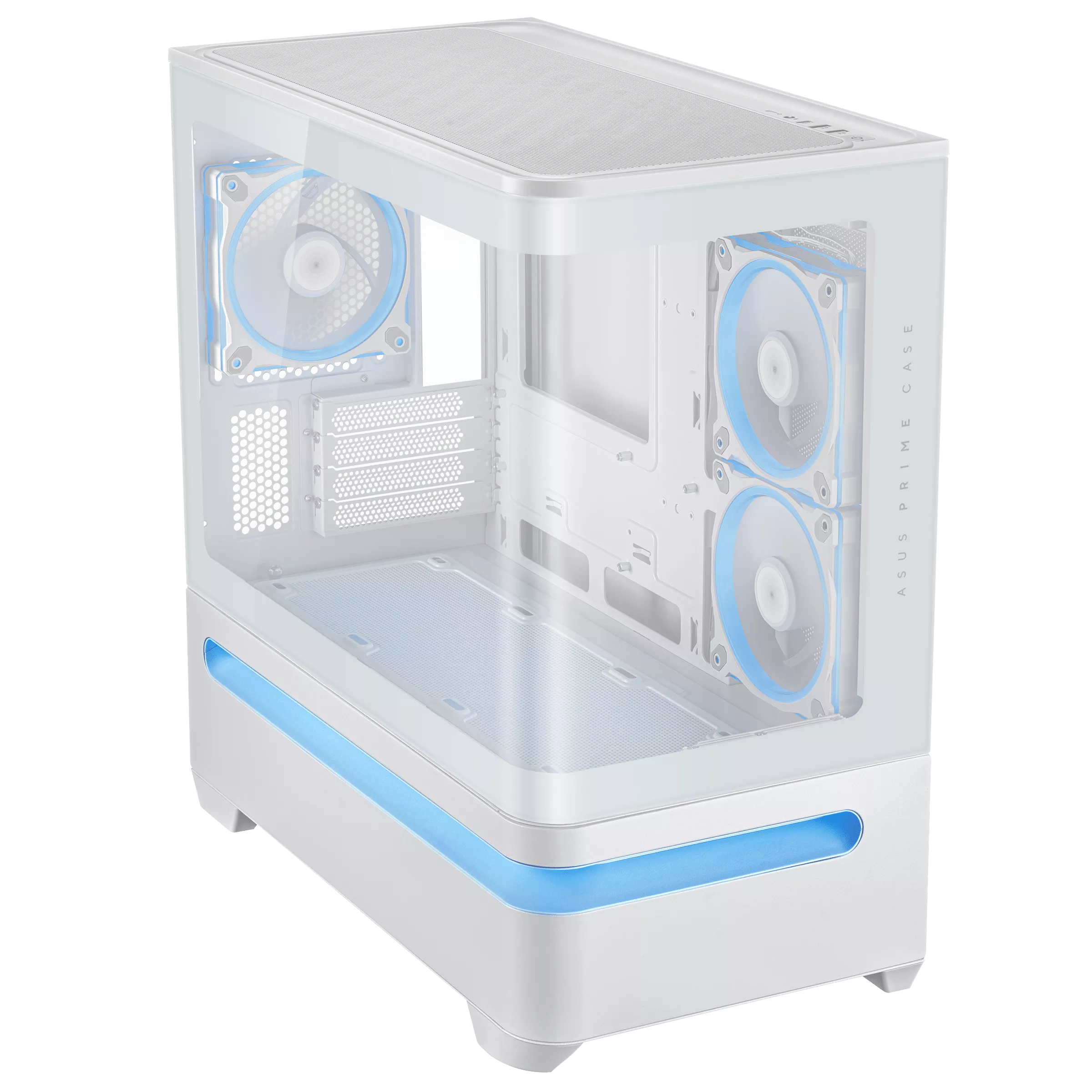 ASUS PRIME AP202 TG ARGB MATX CASE WHITE thumbnail 2