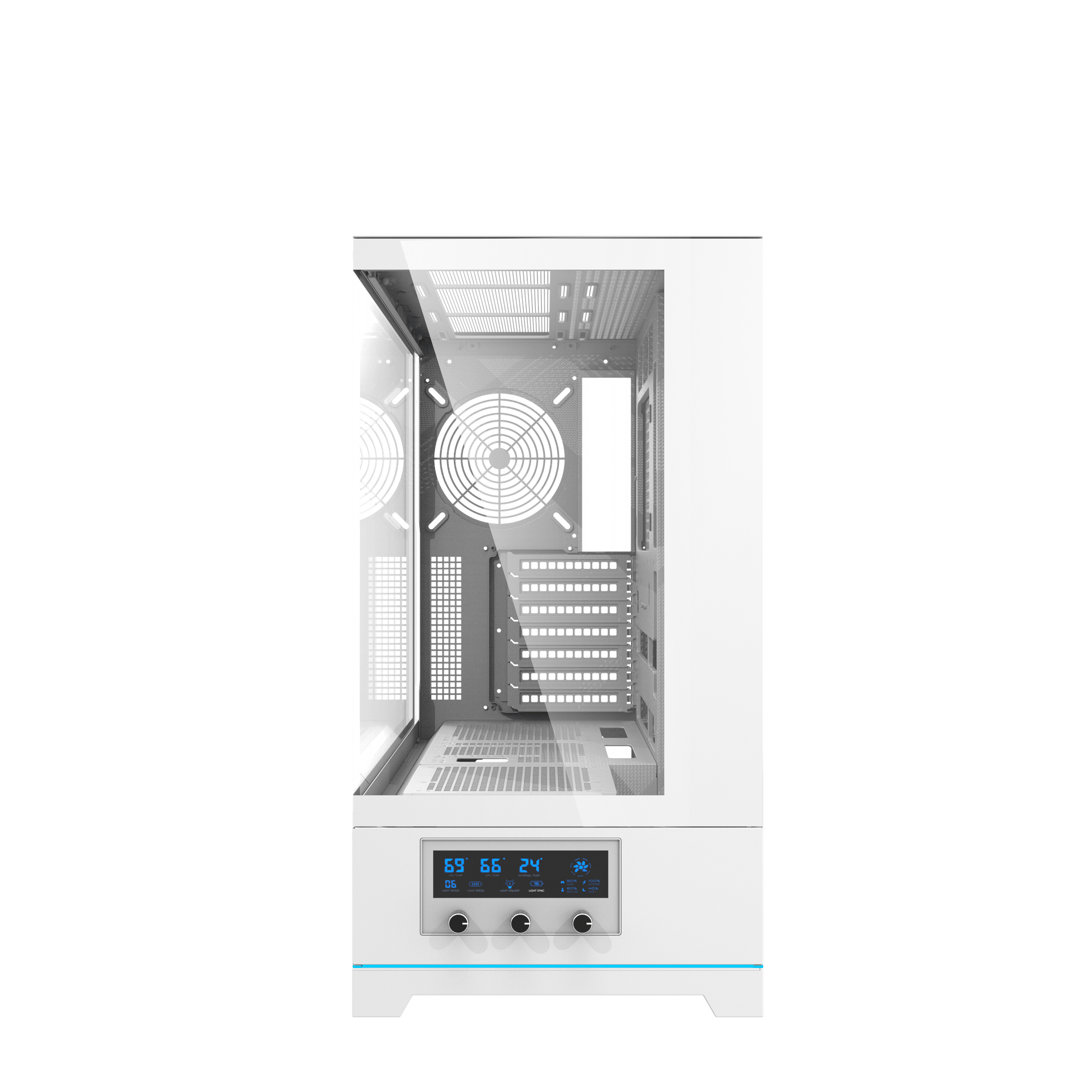 DY451 PRO ATX CASE WHITE