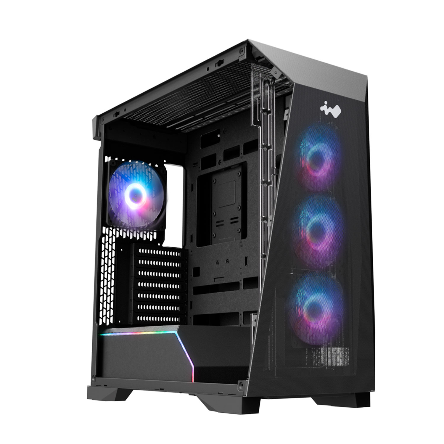 IN WIN PRISM ATX CASE BLACK thumbnail 8