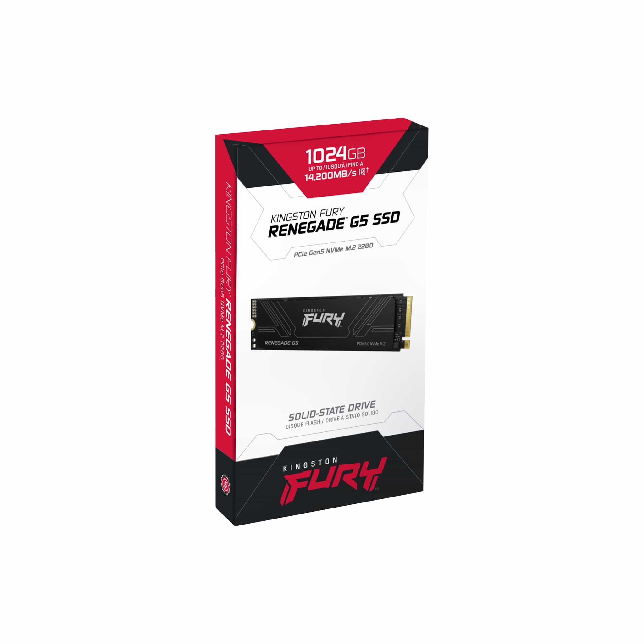 KINGSTON FURY RENEGADE G5 2048GB PICE 5.0 M.2 NVME SSD thumbnail 4