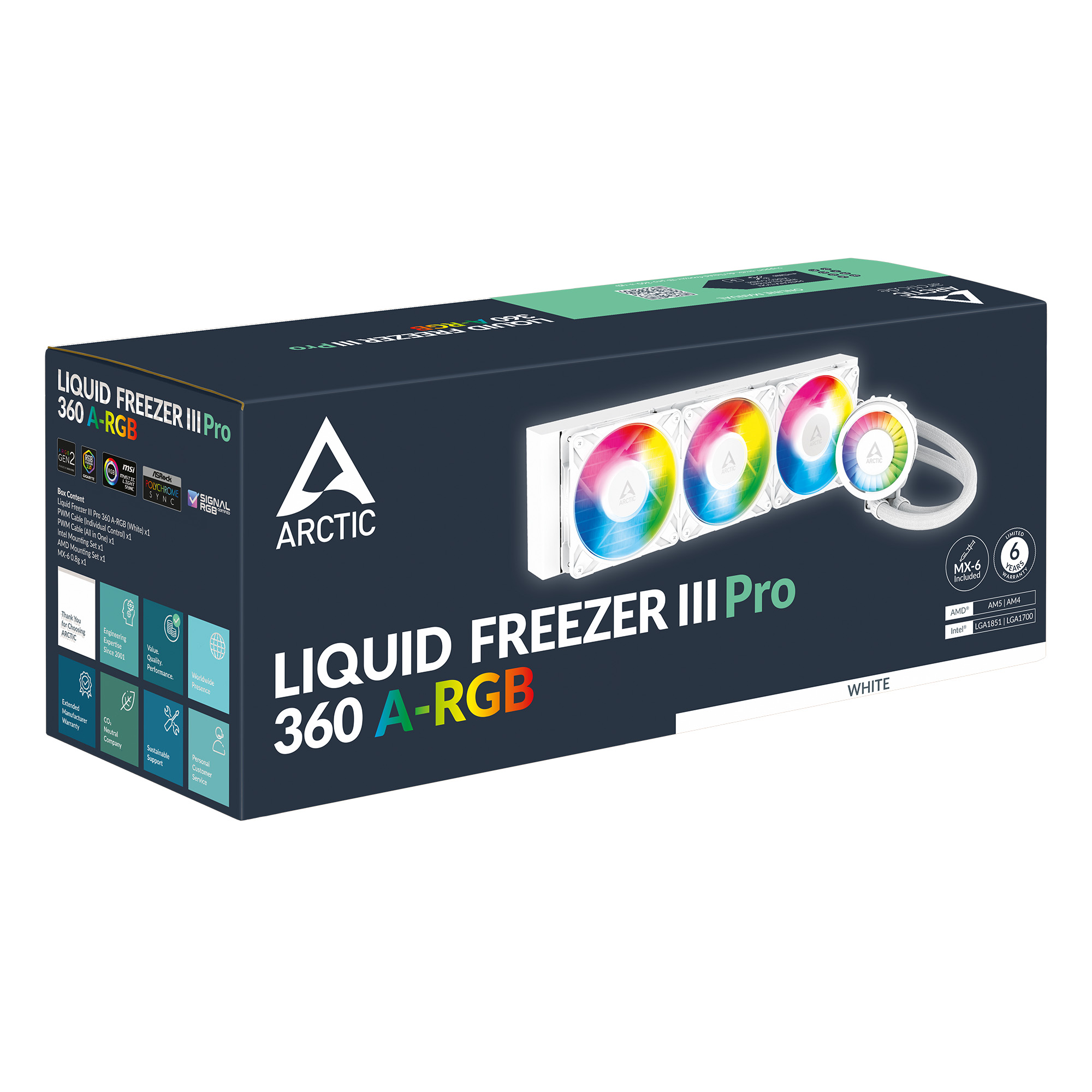 ARCTIC LIQUID FREEZER III PRO 360 ARGB WHITE thumbnail 6