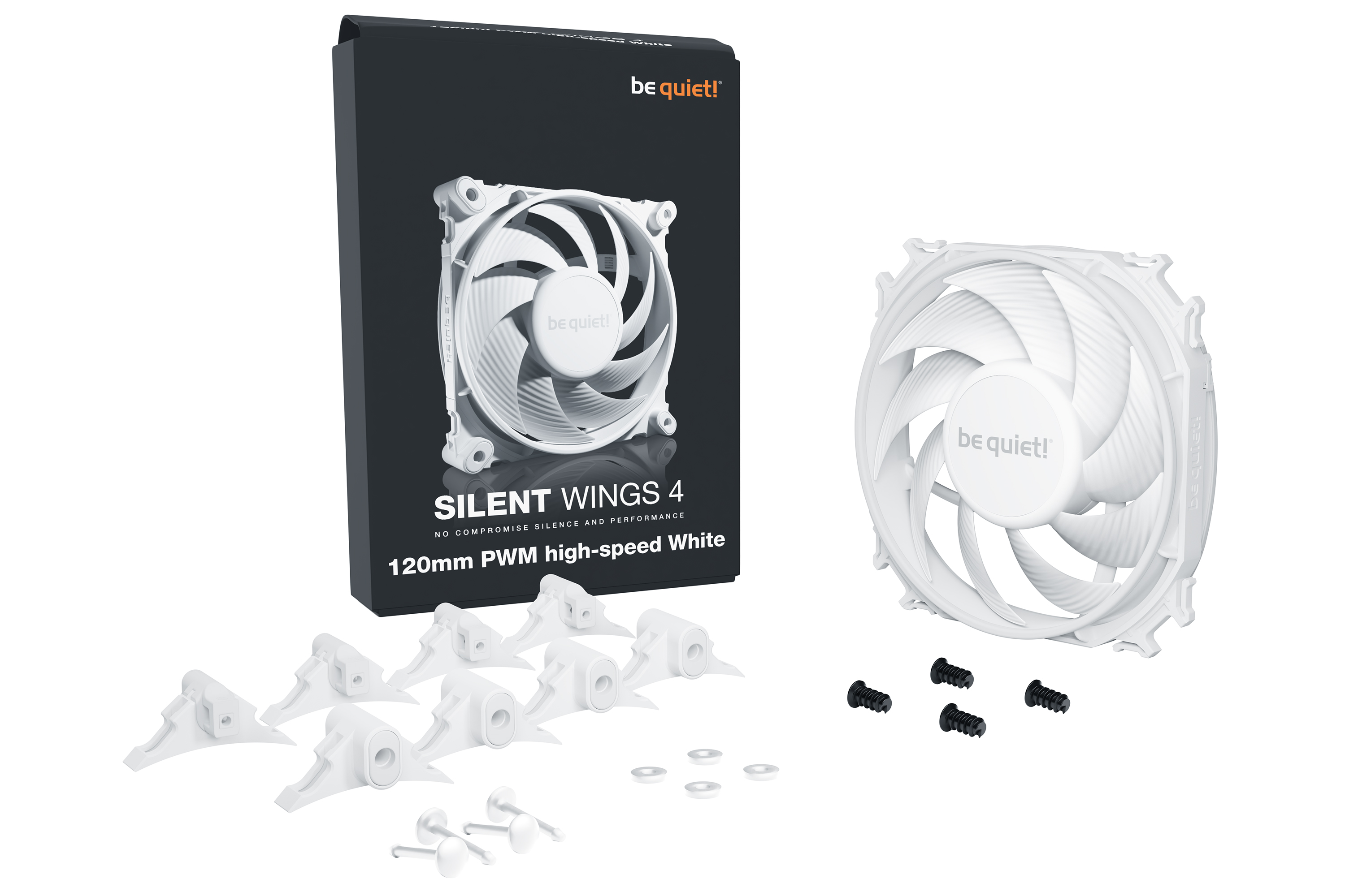 BE QUIET! SILENT WINGS 4 120MM PWM HIGH-SPEED WHITE (BL115) thumbnail 4