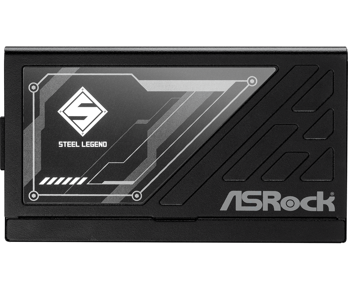 ASROCK STEEL LEGEND 1000W GOLD ATX 3.1 PSU BLACK thumbnail 5