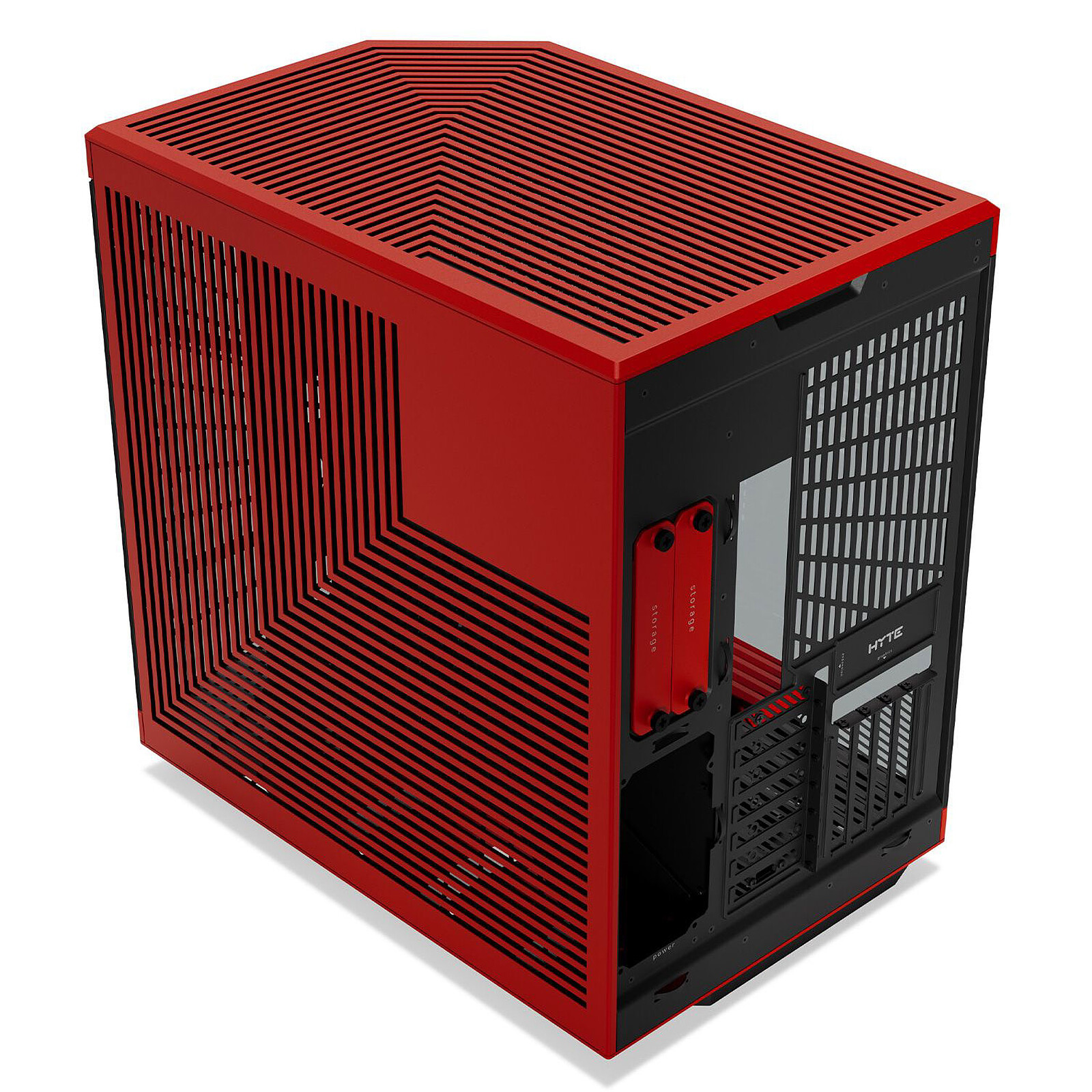 HYTE Y70 TOUCH INFINITE CASE BLACK/RED thumbnail 5