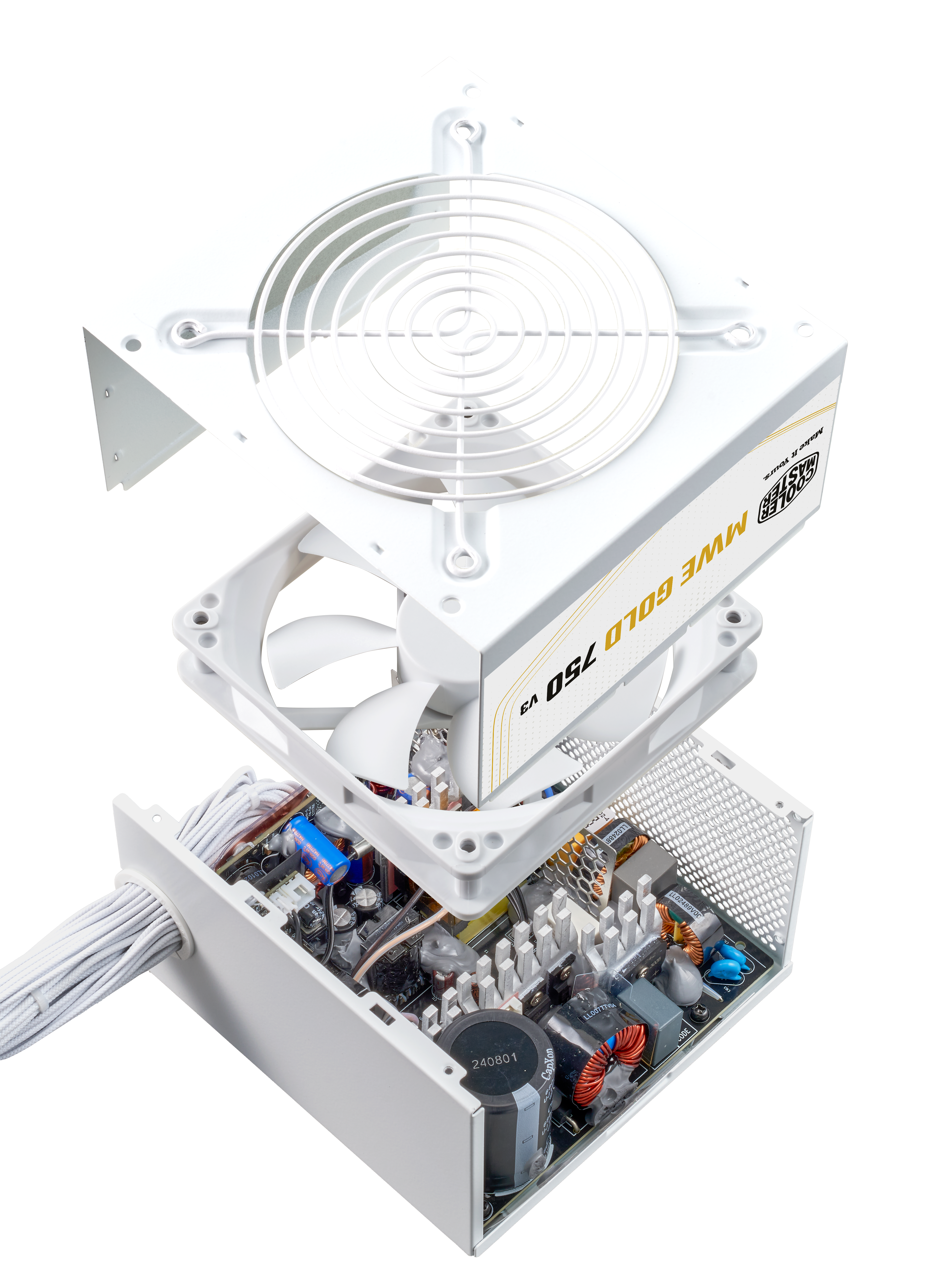 COOLER MASTER MWE GOLD 850W V3 ATX3.1 WHITE thumbnail 6