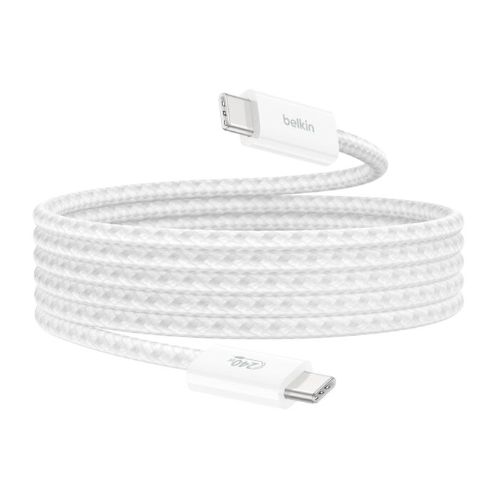 BoostCharge USB-C至USB-C編織連接線(240W/1.5米/2PK)