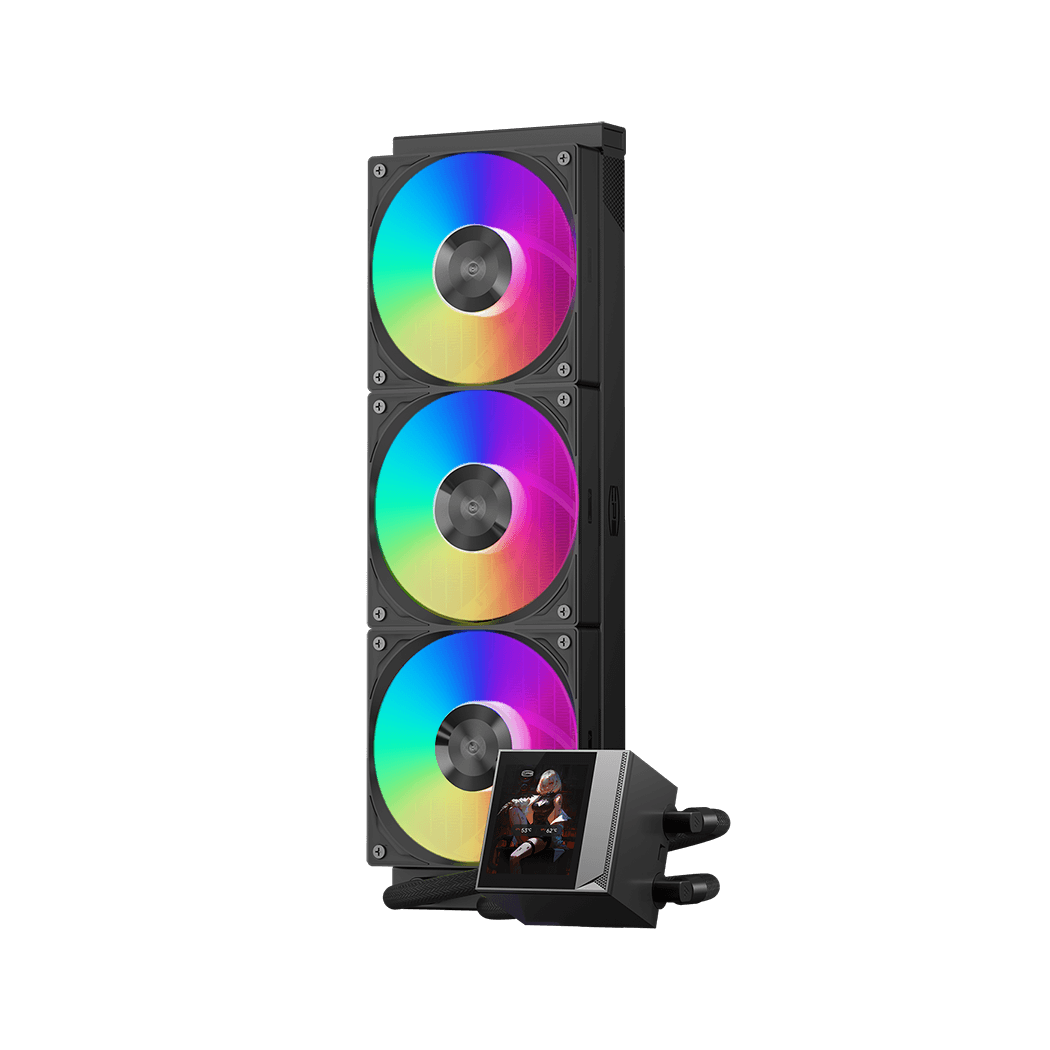 PC COOLER DC360 PRO ARGB DISPLAY BLACK thumbnail 4