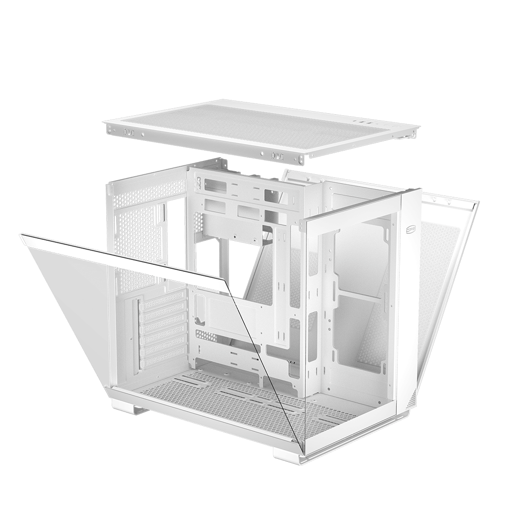 PC COOLER C3 T500 ATX CASE WHITE thumbnail 3