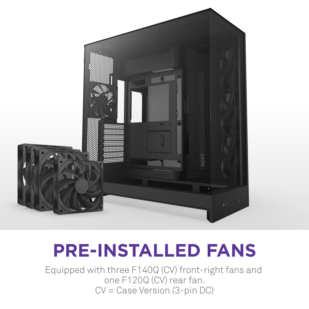 NZXT H9 FLOW V2 EDITION (2025) ALL BLACK thumbnail 4