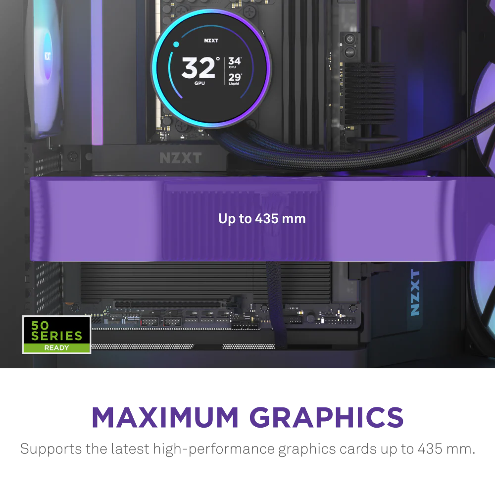 NZXT H9 FLOW RGB V2 EDITION (2025) ALL BLACK thumbnail 9