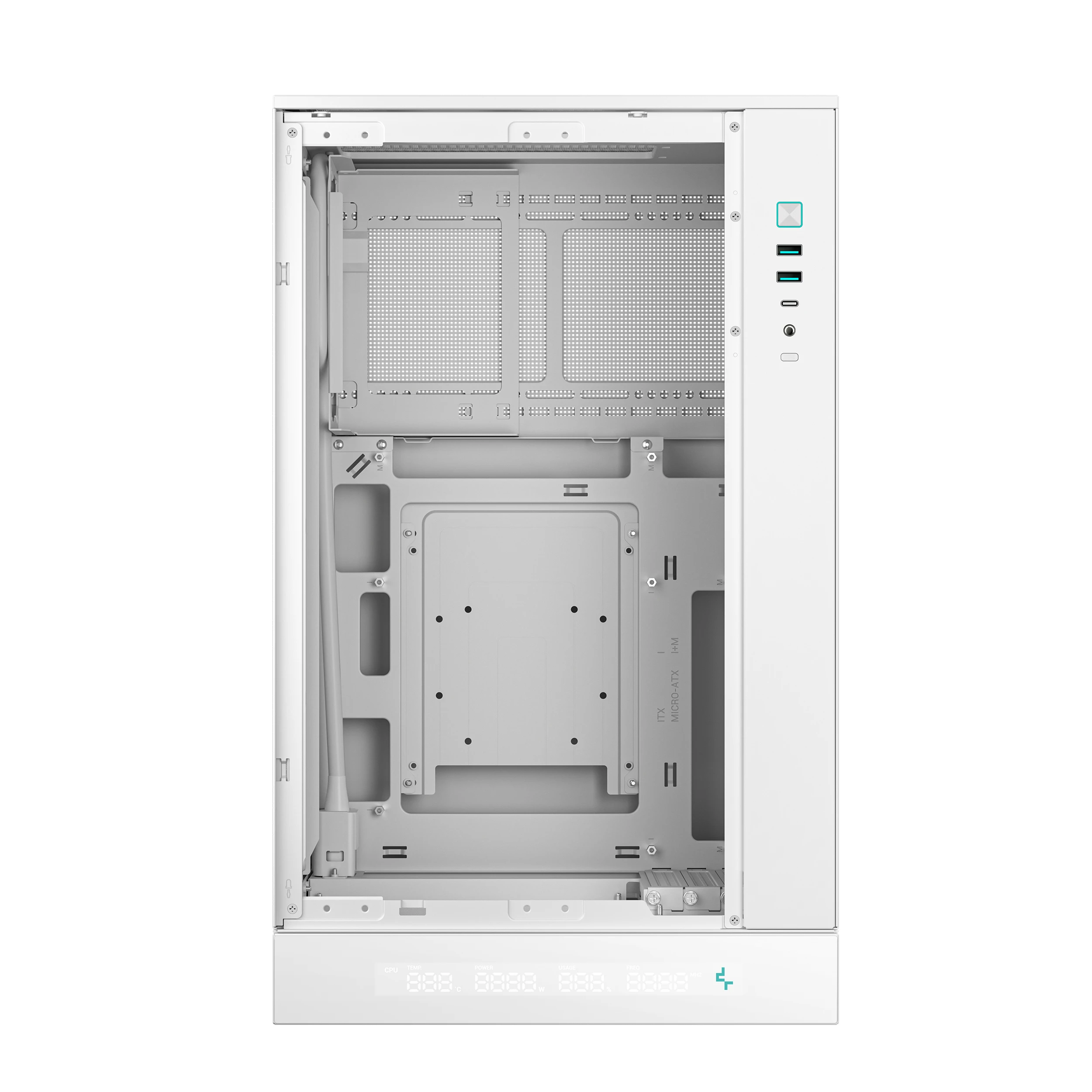 DEEPCOOL CH270 DIGITAL MATX CASE WHITE thumbnail 5