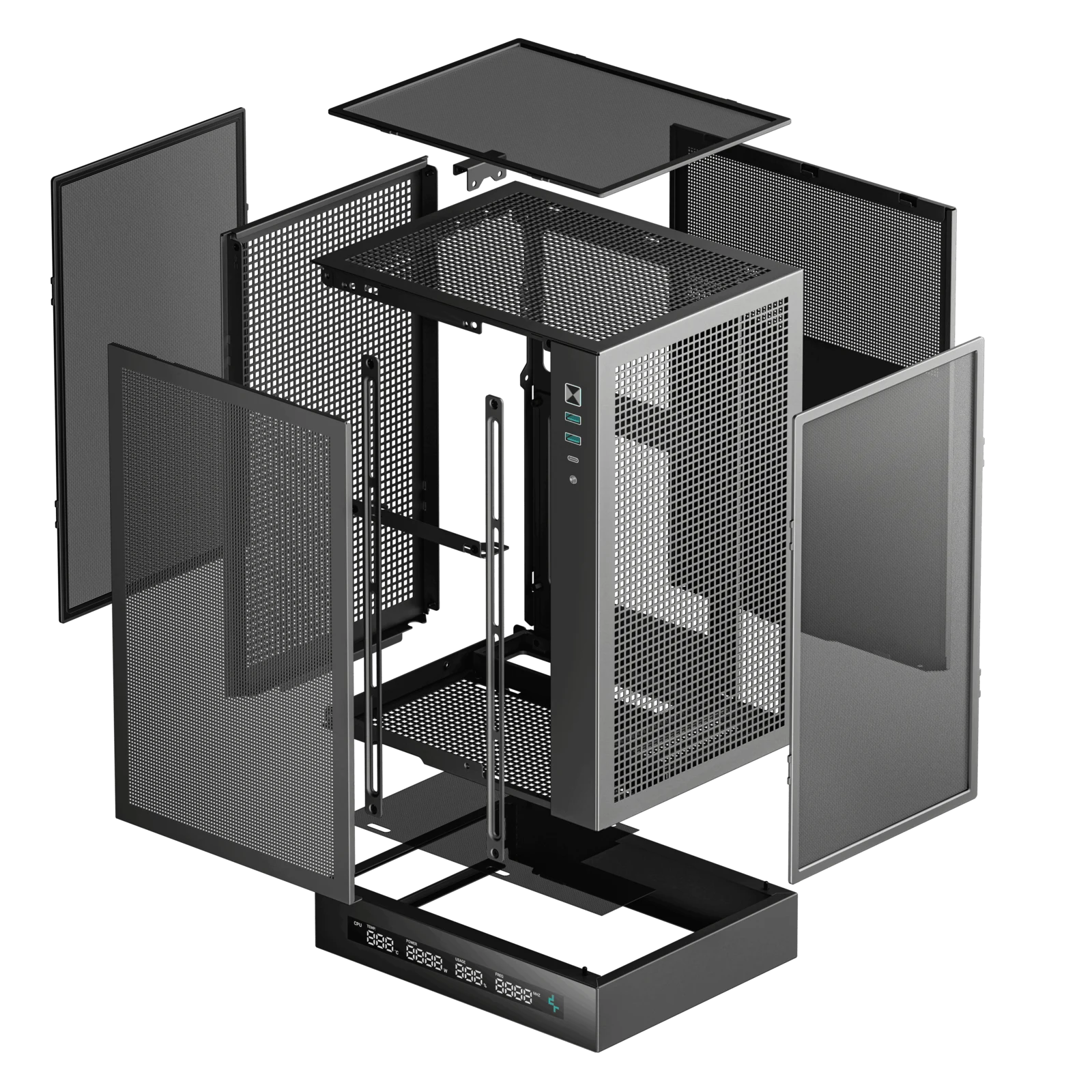DEEPCOOL CH170 DIGITAL ITX CASE BLACK thumbnail 11