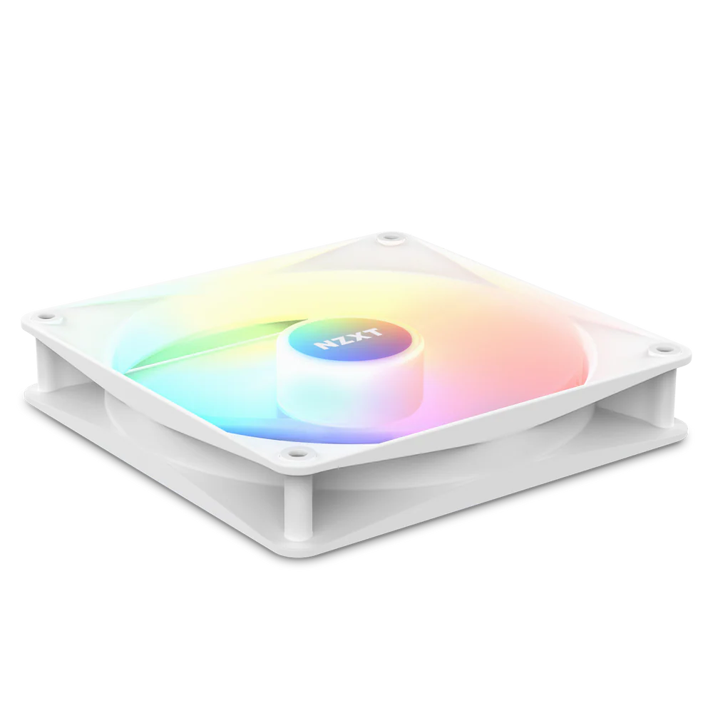 NZXT F120 RGB CORE TRIPLE PACK 120MM HUB-MOUNTED WHITE thumbnail 2