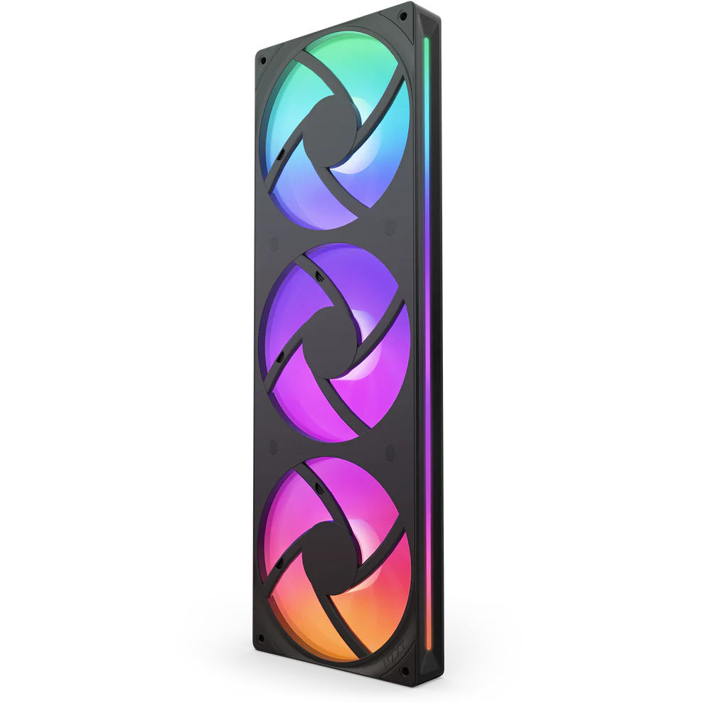 NZXT F360 RGB CORE FAN BLACK (SINGLE FRAME) thumbnail 2