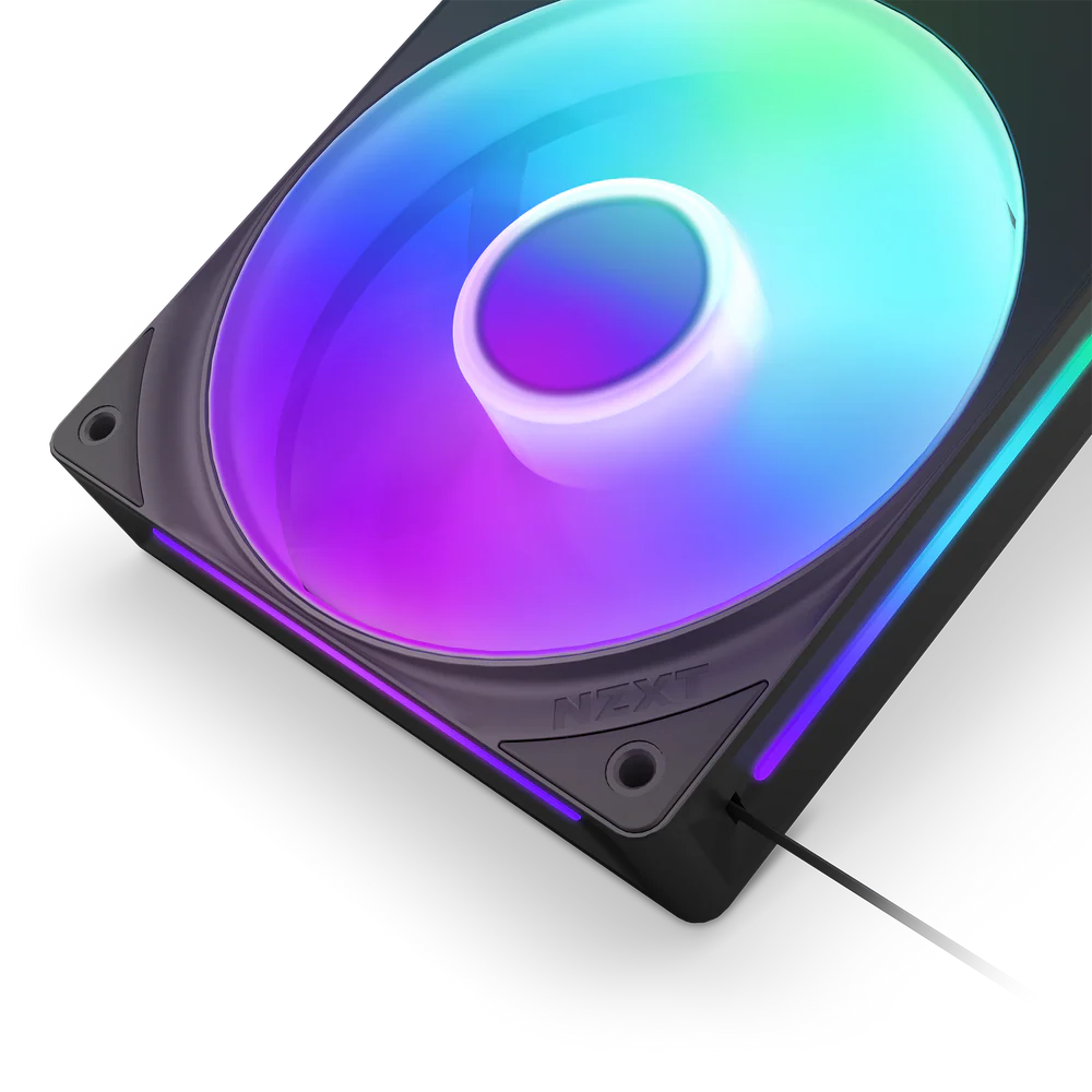 NZXT F360 RGB CORE FAN BLACK (SINGLE FRAME) thumbnail 4