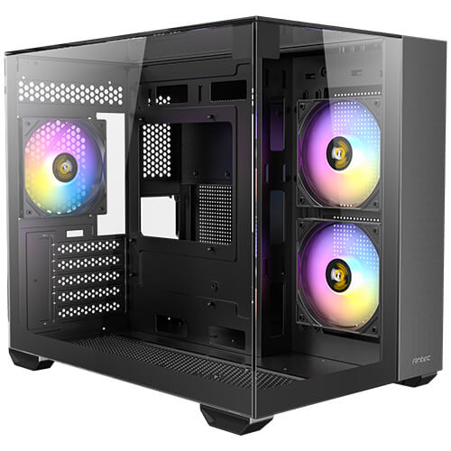 CX600M TRIO ARGB MATX Case Black