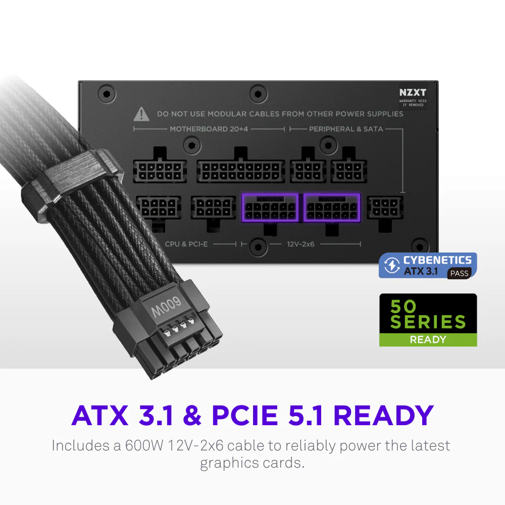 C850 SFX GOLD 850W FULL MODULAR ATX 3.1 PSU thumbnail 4