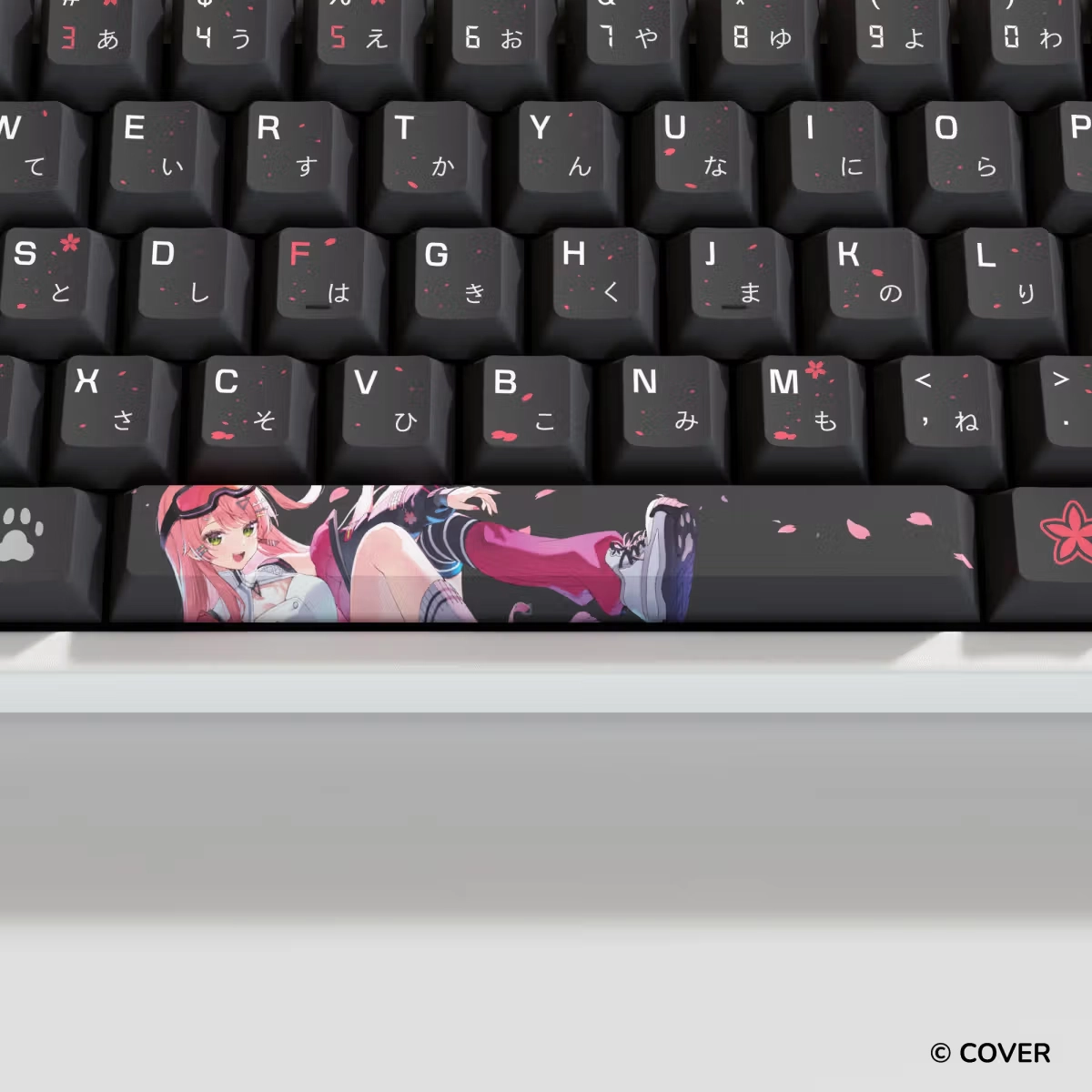 HYTE Sakura Miko Keycap Set and Desk Pad Bundle(BLACK) thumbnail 7