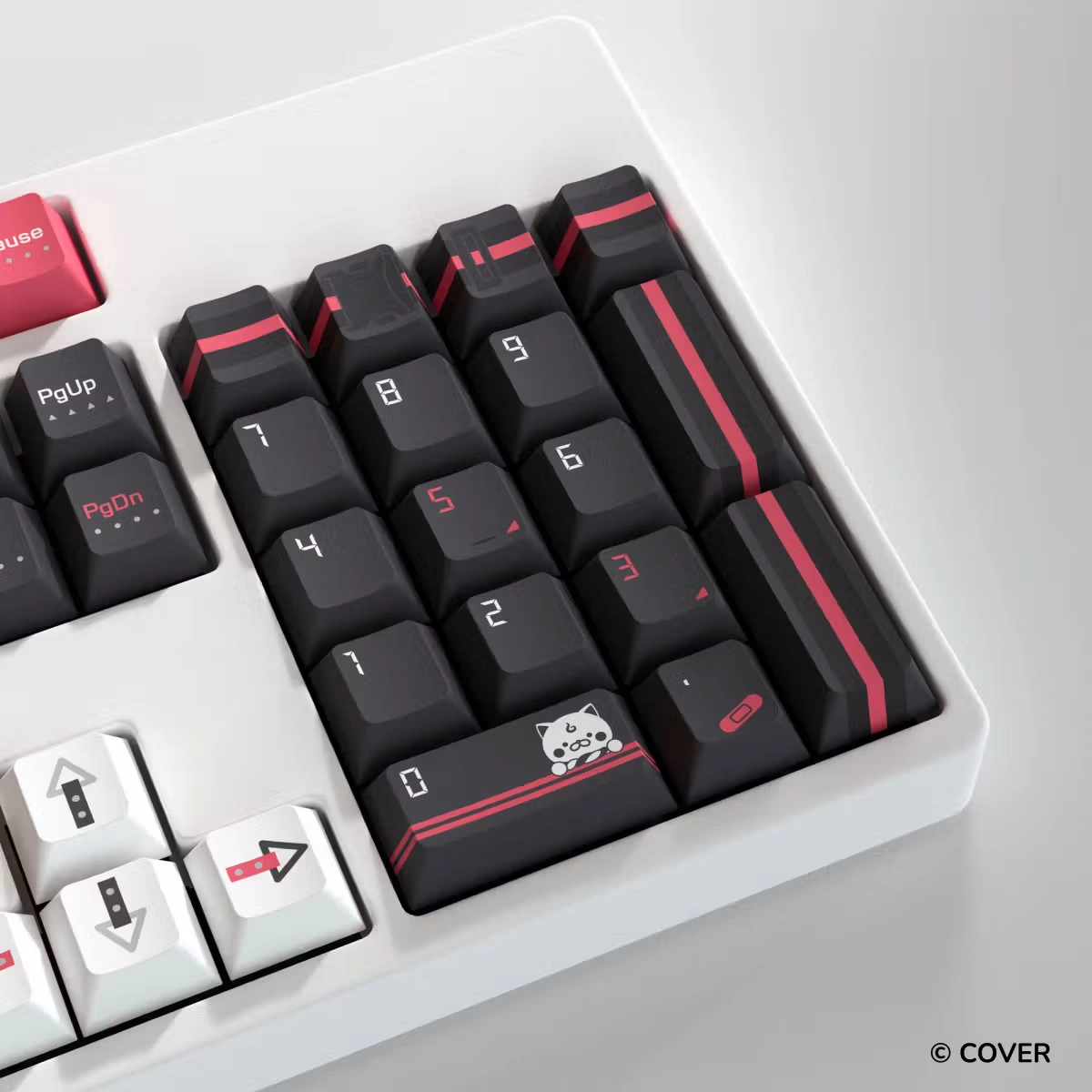 HYTE Sakura Miko Keycap Set and Desk Pad Bundle(BLACK) thumbnail 8