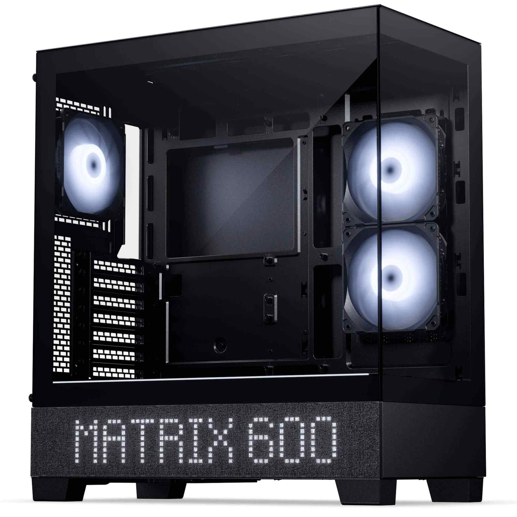 PHANTEKS XT VIEW MATRIX TEMPERED GLASS MID TOWER CASE BLACK