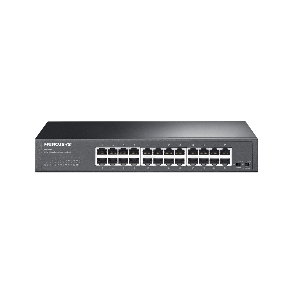 Mercusys MS124GS 24 PORT GIGABIT DESKTOP SWITCH