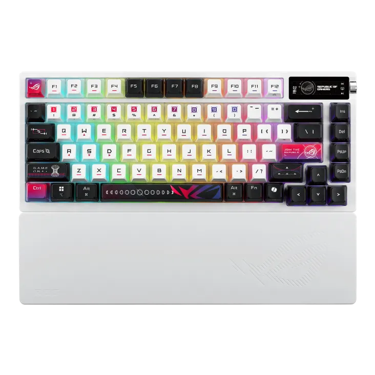 ASUS Azoth X 75% 電競鍵盤機械式鍵盤  Snow 軸