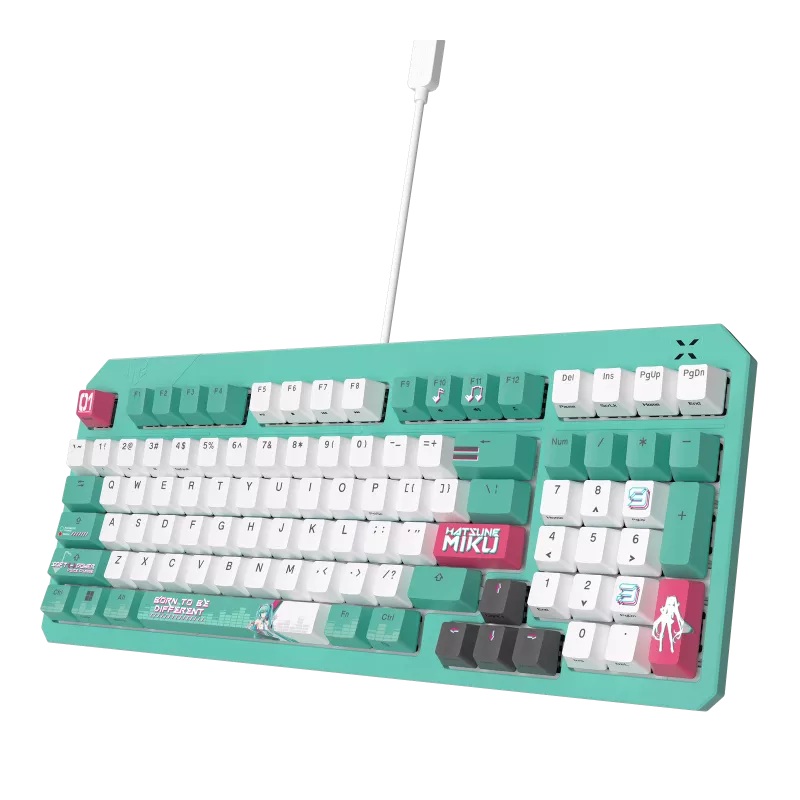 ASUS TUF Gaming K3 Gen II Hatsune Miku Edition 紅軸鍵盤 thumbnail 2