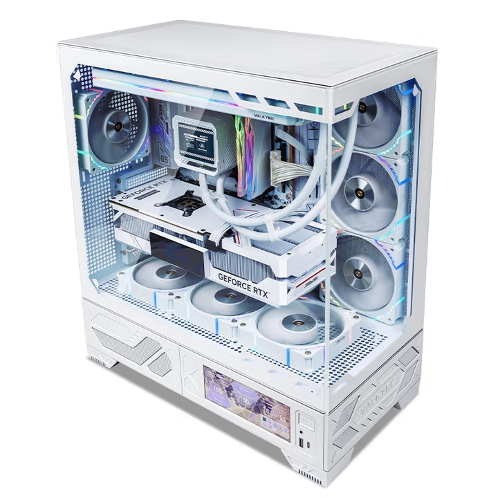 VALKYRIE 03 ATX CASE W/6.2" TOUCH SCREEN WHITE thumbnail 2