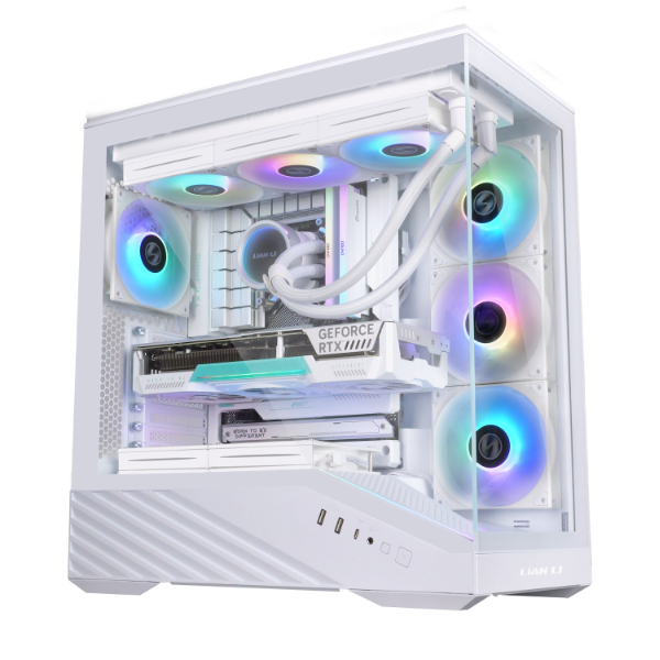 LIAN LI VECTOR V100RW MID TOWER CASE WHITE thumbnail 4