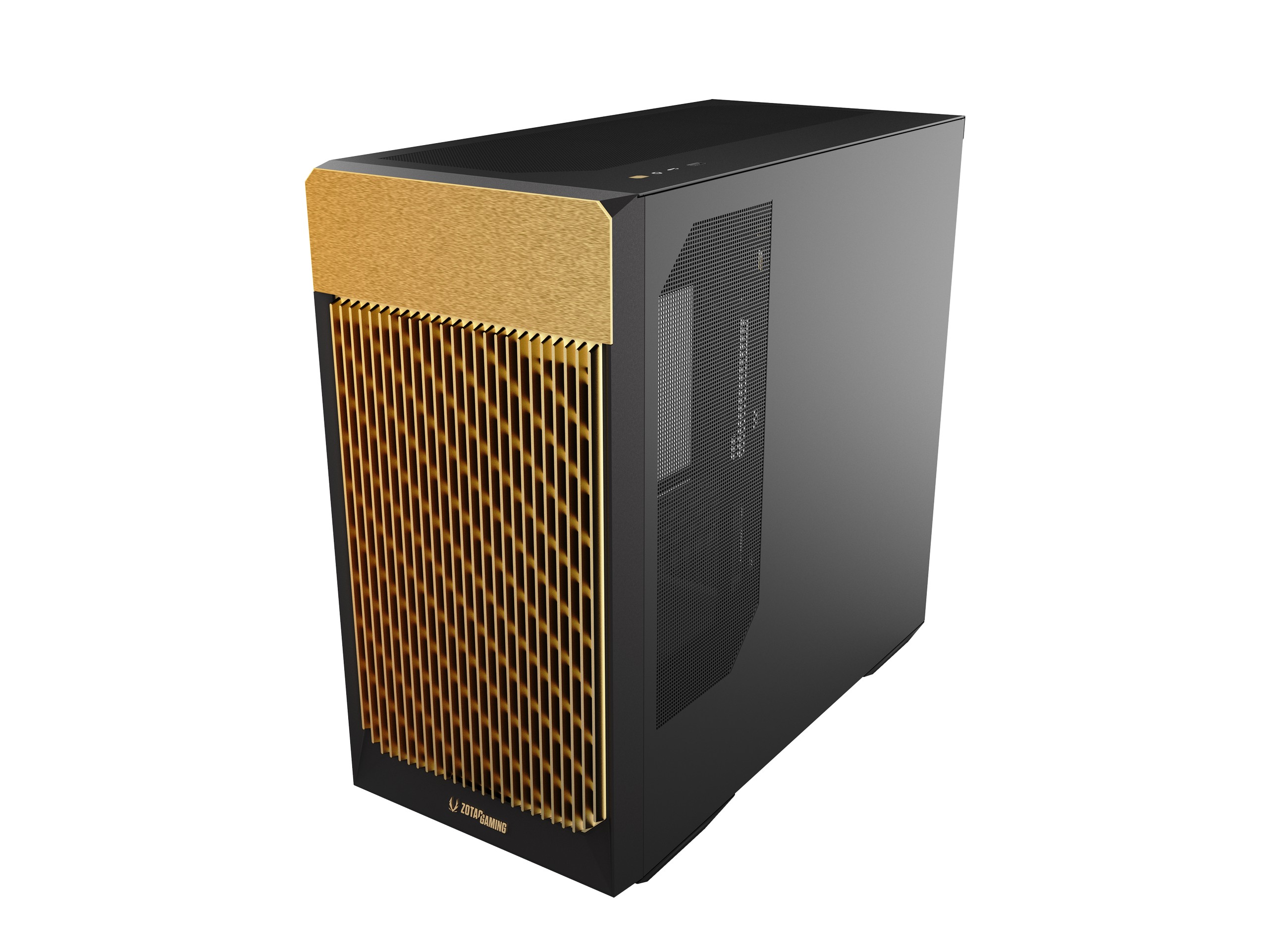 ZOTAC ALLOY MATX CASE W/3 FANS BLACK/GOLD thumbnail 3