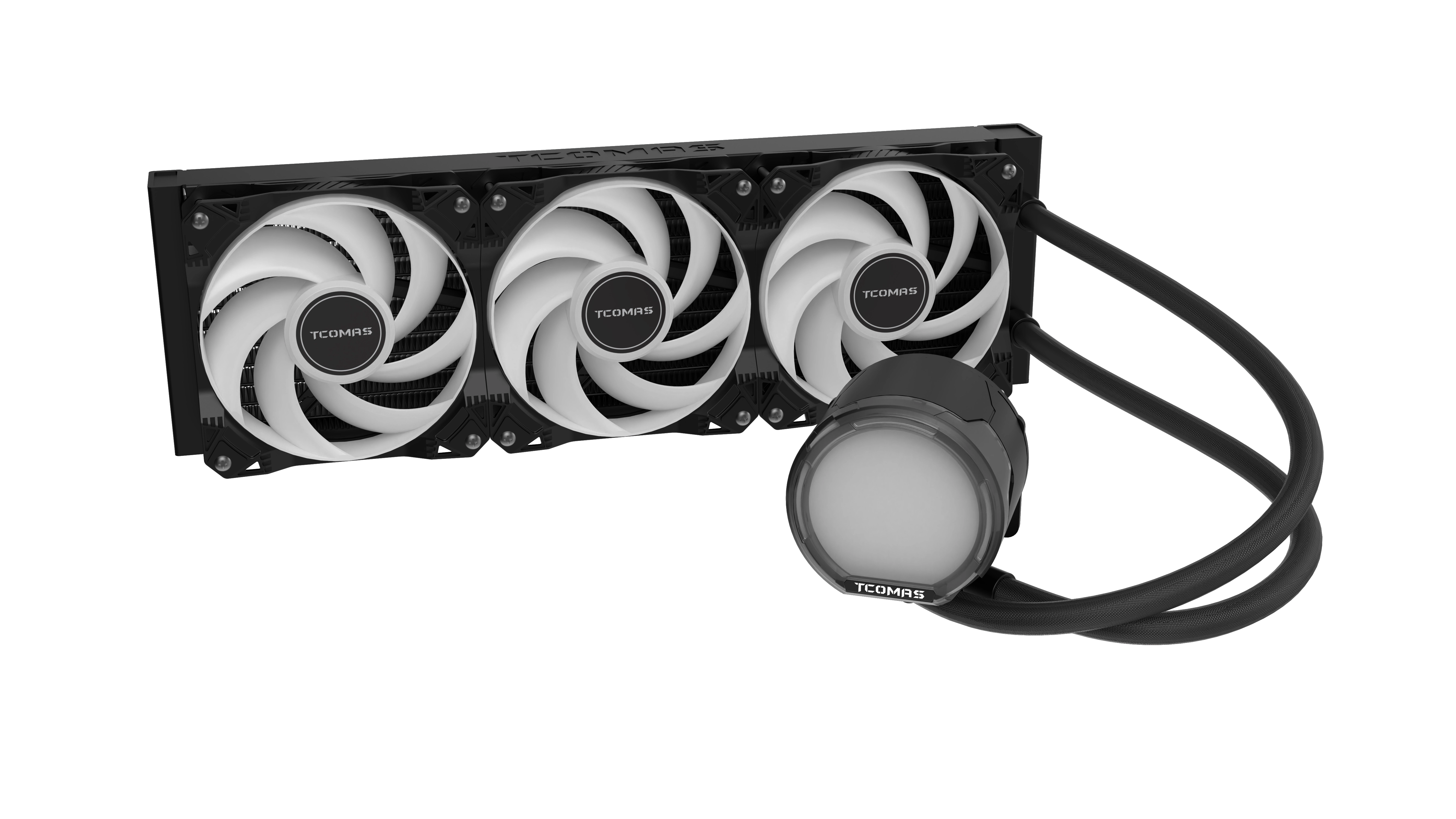 TCOMAS LE100 360 CPU LIQUID COOLER BLACK thumbnail 3