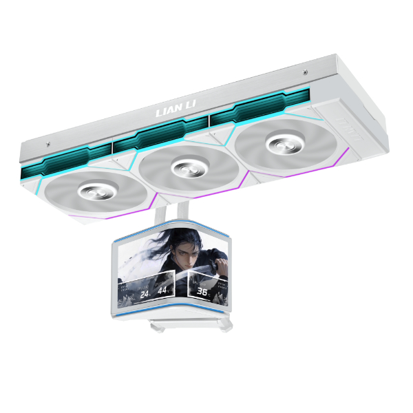 LIAN LI HYDROSHIFT II OLED CURVED 360TL FLEX AIO WHITE