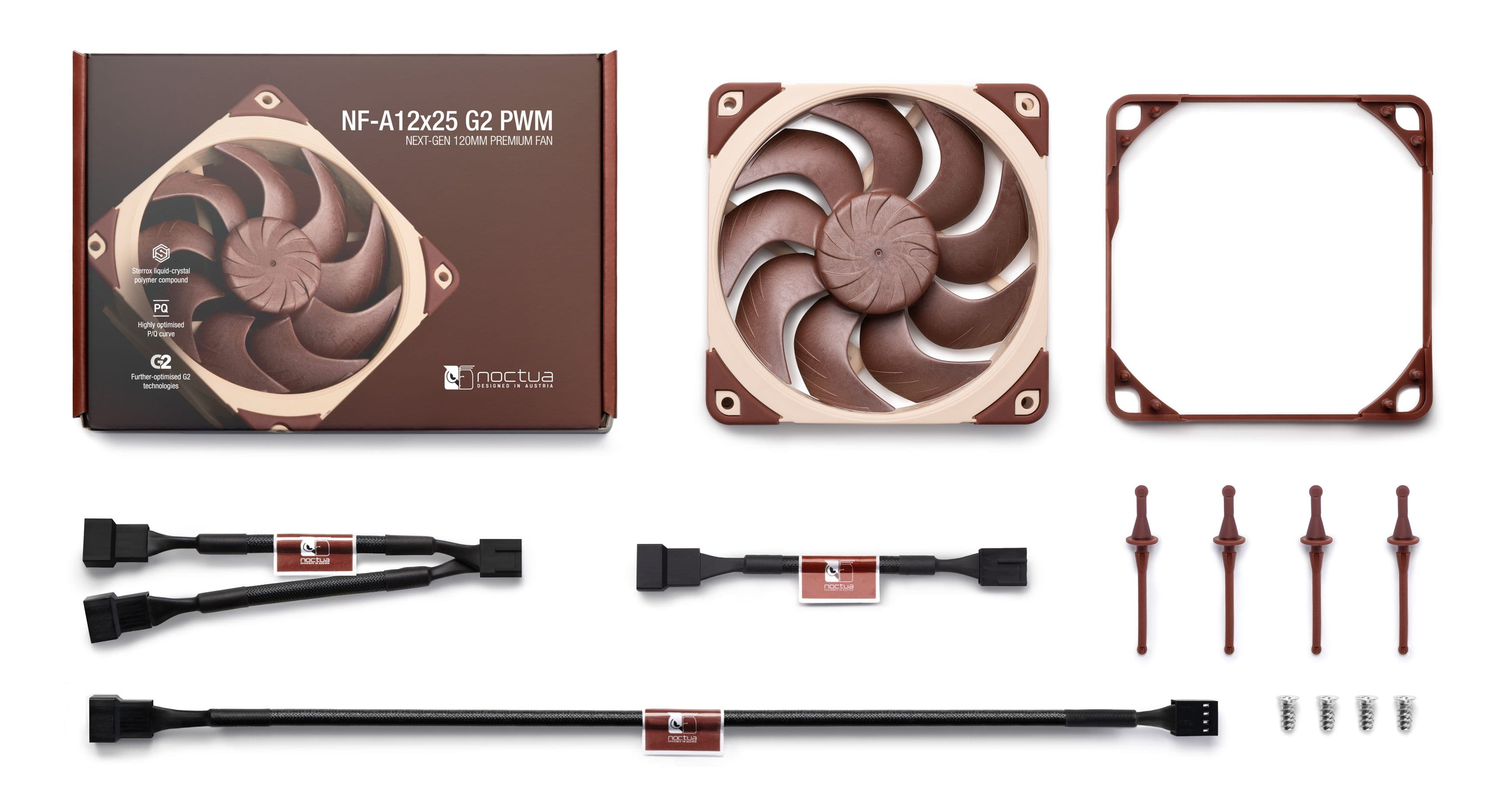 NOCTUA A12X25 G2 PWM DC12V 12025 FAN 1800RPM thumbnail 3