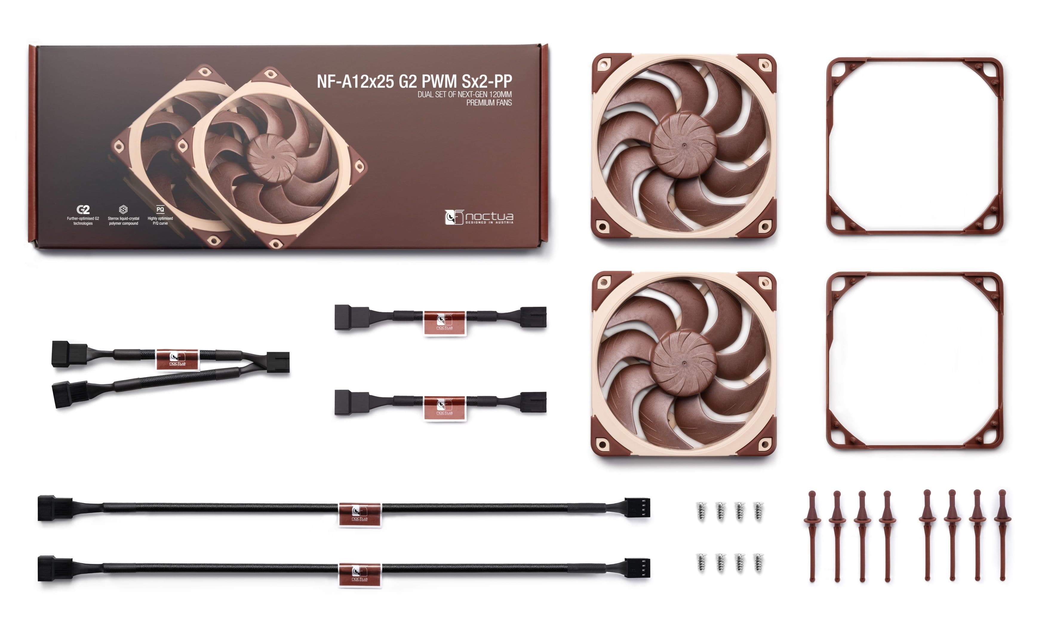 NOCTUA A12X25 G2 SX2-PP DC12V 12025 FAN PPA PPB thumbnail 3