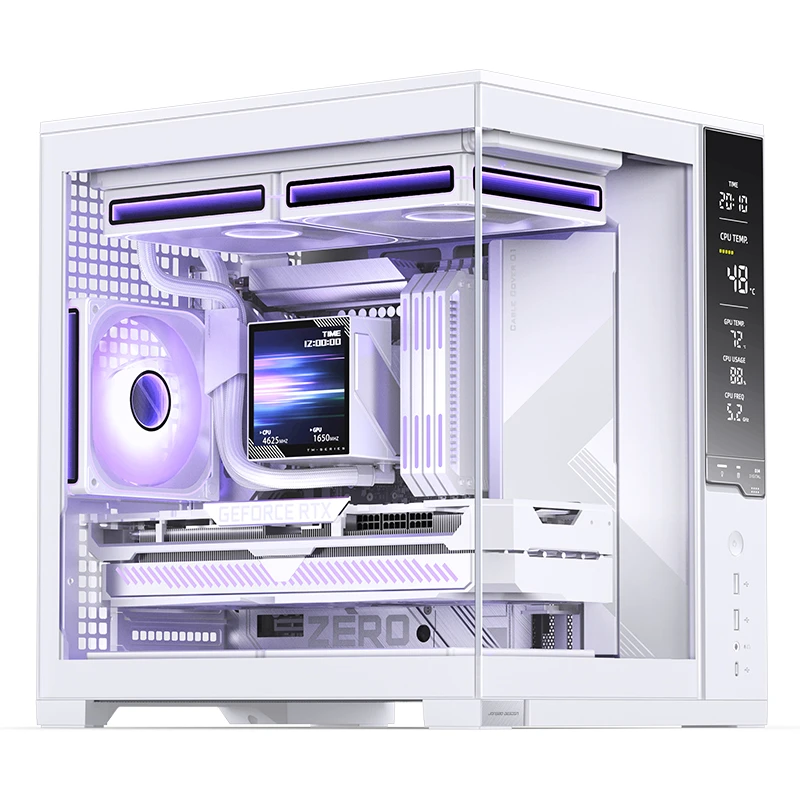 JONSBO D34 W/DISPLAY MATX CASE WHITE