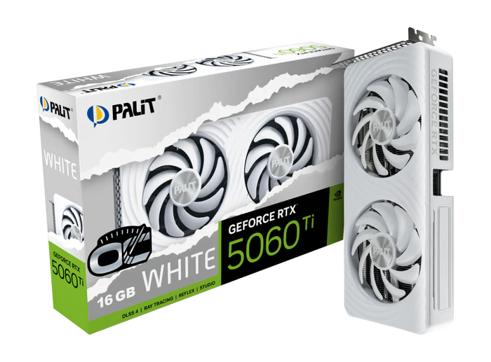 PALIT RTX5060TI OC 16GB GDDR7 WHITE